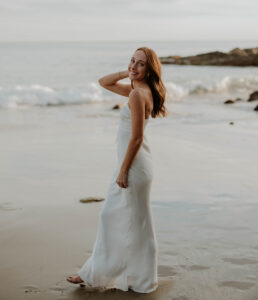 Bride in Laguna Beach, California 